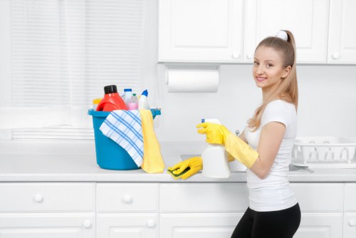 Clean bathroom sink and faucet with shining surfaces